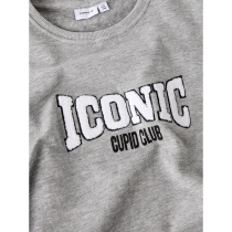 NAME IT Sweatshirt Bcupid Grey Melange